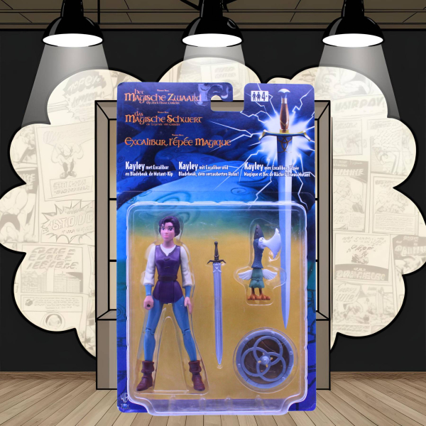 Kayley Actionfigur – Quest for Camelot (Hasbro 1998) OVP mit Schwertfunktion
